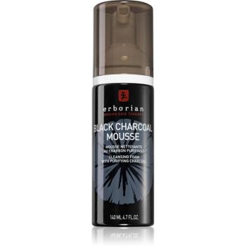 Erborian Black Charcoal spuma de curatat cu cărbune activ 140 ml