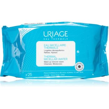 Uriage Hygiène Thermal Micellar Water - Normal to Dry Skin servetele demachiante pentru piele normala si uscata 25 buc