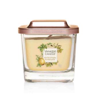 Yankee Candle Lumânare aromatică mică pătrată Tonka Bean & Pumpkin 96 g