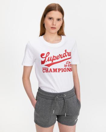 SuperDry Collegiate Cali State Tricou Alb