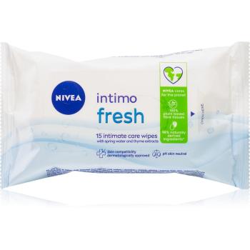 Nivea Intimo Fresh servetele moi de curatare pentru igiena intima 15 buc