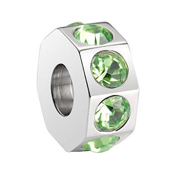 Morellato Pandantiv din oțel inoxidabil Drops Green Crystal SCZ189
