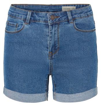 Vero Moda Pantaloni scurți pentru femei Hot Seven Nw Dnm Fold Shorts Mix Noos Medium Blue Denim XS