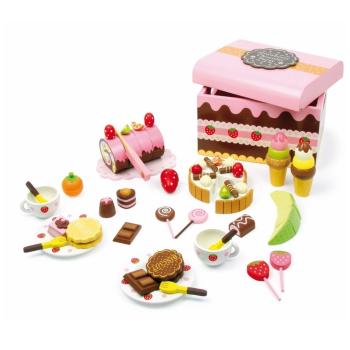 Cutie plină cu dulciuri din lemn Legler Sweeties