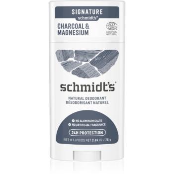 Schmidt's Charcoal + Magnesium deodorant stick 24 de ore 58 ml