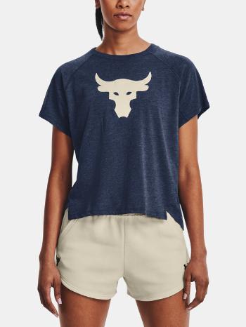 Under Armour UA Project Rock Bull SS Tricou Albastru