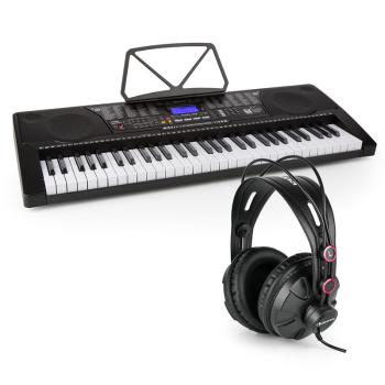 SCHUBERT Etude 255 USB tastatură de învățare cu 61 de taste ecran LCD USB Headset