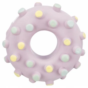 Trixie, jucărie mini-ring câini, latex, 8cm, multicolor