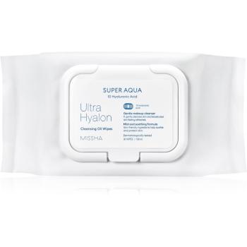 Missha Super Aqua 10 Hyaluronic Acid Servetele demachiante 30 buc