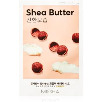 Missha Airy Fit Shea Butter masca de celule cu efect hidrantant si hranitor 19 g