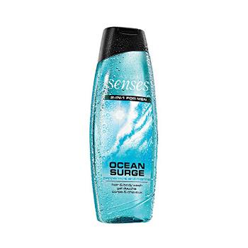 Avon Gel de duș pentru corp și păr bărbați Senses Ocean Surge 500 ml