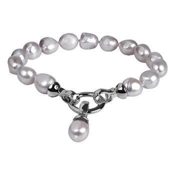 JwL Luxury Pearls Brațară realizat din perle gri reale JL0558