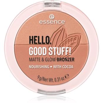 Essence Hello, Good Stuff! Matte & Glow pudra  bronzanta culoare 20 Cocoa-Kissed