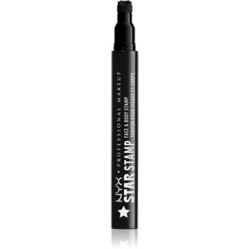 NYX Professional Makeup Limited Edition Halloween 2022 Cirque Du Tricks Star Stamp ștampilă de tatuaj corp si fata 01 Star Studded 0,96 ml