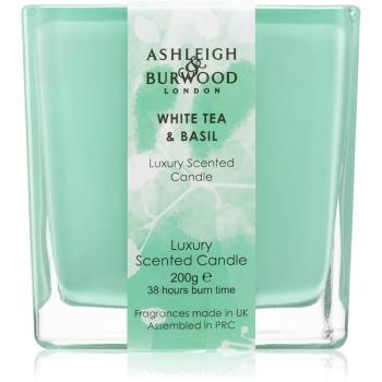 Ashleigh & Burwood London Life in Bloom White Tea & Basil lumânare parfumată 200 g