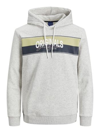 Jack&Jones Hanorac pentru bărbați Regular Fit JORMASON 12193645 Alb-3 Melange L