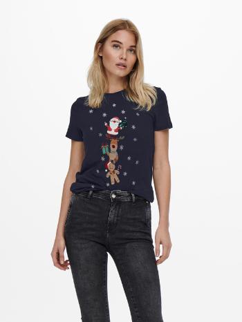 ONLY Xmas Tricou Albastru