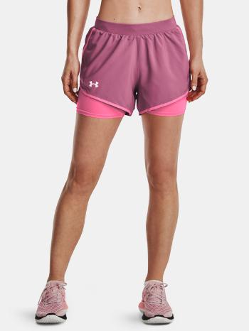 Under Armour UA Fly By 2.0 2N1 Pantaloni scurți Roz