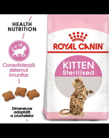 Royal Canin Kitten Sterilised hrana uscata pisica sterilizata junior, 400 g