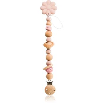 Label Label Pacifier Chain Flower lanț pentru suzetă Pink 1 buc