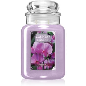 Country Candle Sweet Pea lumânare parfumată 737 g