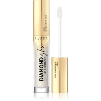 Eveline Cosmetics Diamond Glow Luciu de Buze sclipitor cu acid hialuronic culoare 07 Golden Dust 4,5 ml