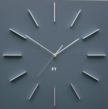 Ceas de perete design Future Time FT1010GY Square  grey, 40 cm