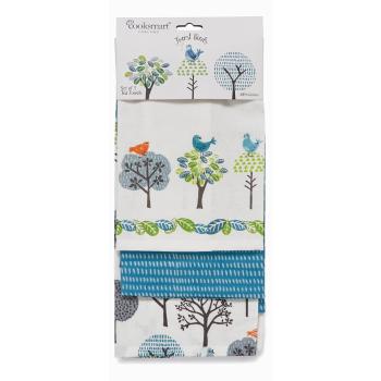 Set 3 prosoape de bucătărie din bumbac Cooksmart ® Forest Birds