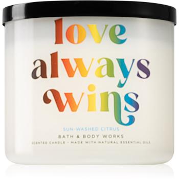 Bath & Body Works Love Always Wins lumânare parfumată 411 g
