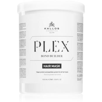 Kallos Plex Hair Mask masca pentru regenerare pentru par degradat sau tratat chimic 1000 ml