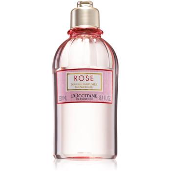 L’Occitane Rose Shower Gel gel de duș cu aromă de trandafiri 250 ml