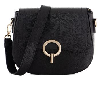 Renata Corsi Geantă crossbody din piele pentru femei RC1823 Nero