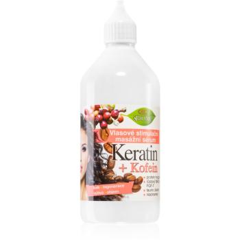 Bione Cosmetics Keratin + Kofein ser pentru întărirea și creșterea părului 215 ml