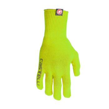 CASTELLI CORRIDORE mănuși - yellow fluo 