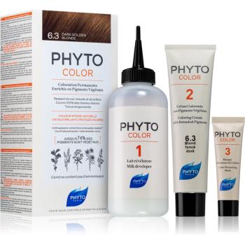 Phyto Color culoare par fără amoniac culoare 6.3 Dark Golden Blonde