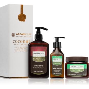 Arganicare Coconut Deeply Nourishing Program Set set cadou(cu efect de nutritiv)