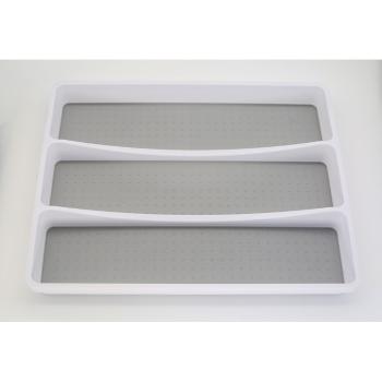 Organizator din plastic gri pentru sertar 41 x 33 cm - Addis