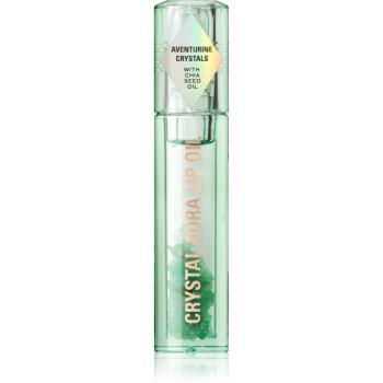 Makeup Revolution Crystal Aura ulei pentru buze nutritie si hidratare culoare Aventurine Cucumber 2,5 ml