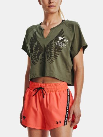 Under Armour UA Project Rock Wings SSV Tricou Verde