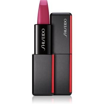 Shiseido ModernMatte Powder Lipstick Ruj mat cu pulbere culoare 518 Selfie (Raspberry) 4 g