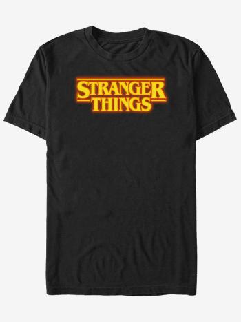 ZOOT.Fan Netflix Stranger Things Logo Tricou Negru