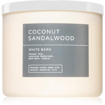 Bath & Body Works Coconut Sandalwood lumânare parfumată 411 g