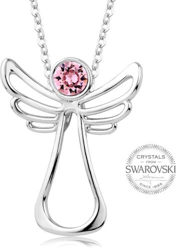 Levien Colier cu cristal roz Guardian Angel