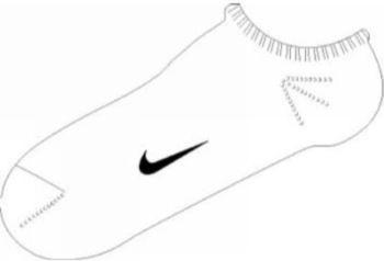 șosete Nike gleznă Femme albastru SX1430-103