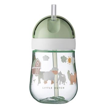 Cană pentru copii albă/verde-deschis din tritan 300 ml Little farm – Mepal