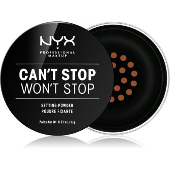 NYX Professional Makeup Can't Stop Won't Stop pudra culoare 04 Medium-deep 6 g