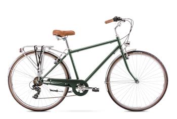 Bicicleta de Oras pentru barbati Romet Vintage Eco M Verde inchis 2022