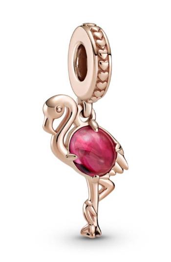 Pandora Pandantiv bronz Flamingo Rose 789431C01