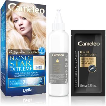 Delia Cosmetics Cameleo Blonde Star Extreme pudra decoloranta cu keratina 25 g