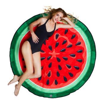 Pătură pentru plajă Big Mouth Inc. Watermelon, ⌀ 152 cm